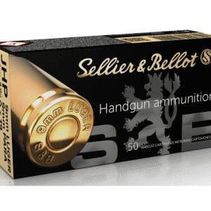Sellier & Bellot 9MM 124 Grains JHP 50 Rounds