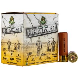 Hevishot 28004 Hevi-Hammer 12 Gauge 3" 1 1/4 oz 4 Shot 25 Rounds