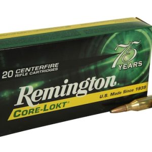 Remington Core-Lokt Ammunition 243 Winchester 100 Grain Core-Lokt Pointed Soft Point Box of 20