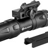 Great Olight PL Mini 2 Weaponlight - 1250 Lumens Ultra Compact Rechargeable Mlok Mount Weaponlight, Removable Slide Rail Mount and Remote Switch, 240 Meters Beam Distance, Mlok Included