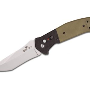 Bear and Sons Cutlery Bold Action V OD Green - 3.75" Plain Tanto Blade
