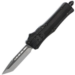 CobraTec CTK-1 OTF Knife – 2.75″ Plain Tanto Blade with Nylon Sheath