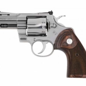 NEW COLT PYTHON 2022 3″ 357 MAGNUM 6RD STAINLESS WOOD GRIPS