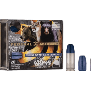 Federal Premium Punch Brass .40 SW 165 Grain 20-Rounds JHP
