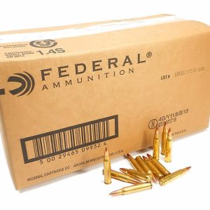 223 5.56x45 Ammo 55gr FMJ Federal American Eagle (AE223BKX) 1000 Round Bulk Case