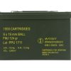 Winchester US Military 9mm NATO 1000 Round Ammo Can 124 Grain FMJ Winchester US Military 9mm NATO 1000 Round Ammo Can 124 Grain FMJ