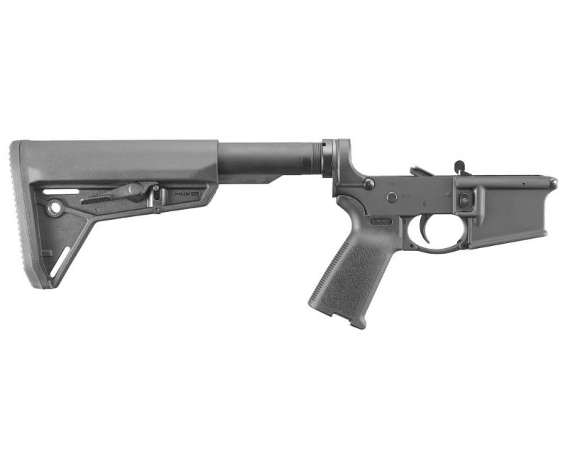 Ruger Complete AR Lower Elite Black 5.56 Nato/.223 Rem Magpul MOE Grip Ruger Complete AR Lower Elite Black 5.56 Nato/.223 Rem Magpul MOE Grip