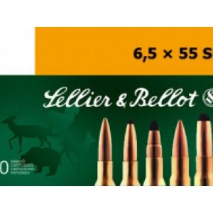 Sellier and Bellot 6.5X55SW 140 Grain Full Metal Jacket 20rds