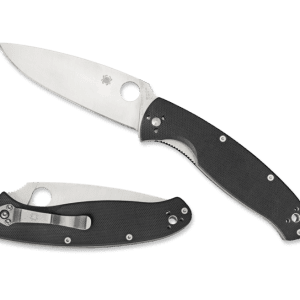 Spyderco Resilience Folding Knife - 4.25" Plain Drop Point Blade