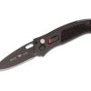 Kershaw Launch 12 Mini-Stiletto 1.9″ Inch Spear Point Blackwashed Blade – Gray Handle w/Carbon Fiber