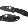 Spyderco Manix 2 Lightweight Folding Knife - 3.37" Plain Drop Point Blade