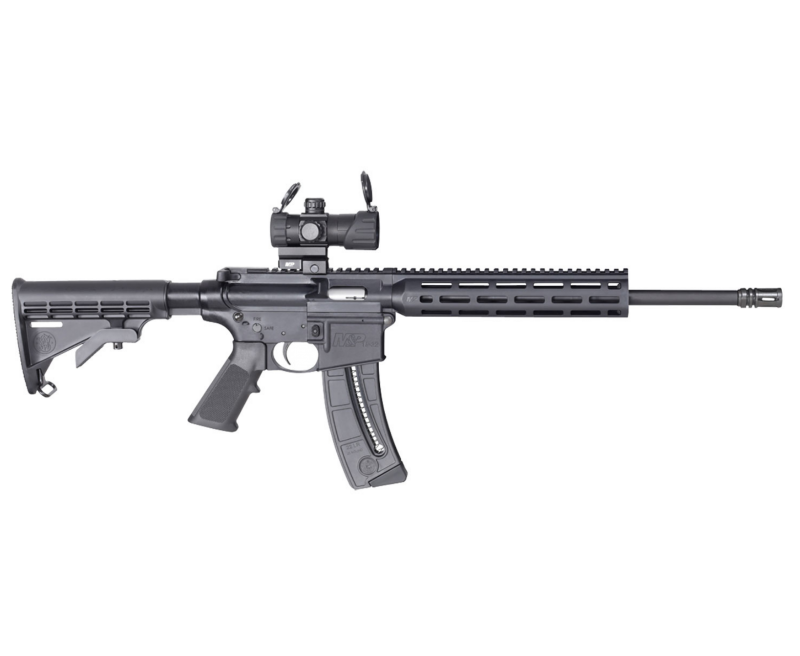 Smith and Wesson M&P15-22 Sport with Red/Green Optic .22 LR 16.5-inch 25Rds Smith and Wesson M&P15-22 Sport with Red/Green Optic .22 LR 16.5-inch 25Rds