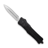 Hogue Compound OTF Knife – 3.5″ Plain Clip Point Blade with Ambidextrous Carry Clip