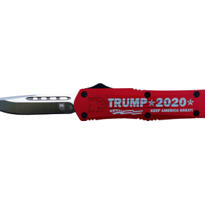 CobraTec Knives FS-3 "Trump 2020" OTF Knife - 3" Plain Drop Point Blade