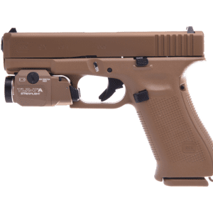 Glock 19X Gen 5 Flat Dark Earth 9mm 4.02″ Barrel 19-Rounds Streamlight TLR7A