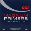CCI Large Rifle 7.62mm NATO-Spec Military Primers #34 Box of 1000 (10 Trays of 100)