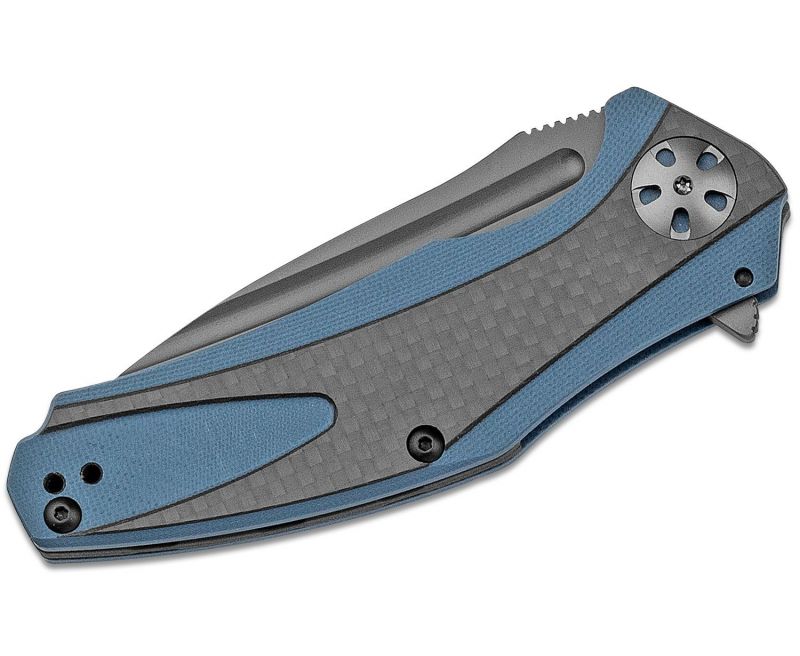 Kershaw Natrix Carbon Fiber Folding Knife – 3.25″ Plain Drop Point Blade with Reversible Pocket Clip Kershaw Natrix Carbon Fiber Folding Knife – 3.25″ Plain Drop Point Blade with Reversible Pocket Clip