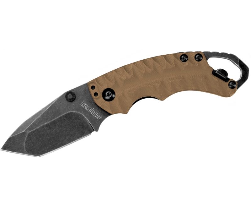 Kershaw Shuffle II Tan Folding Knife – 2.375″ Plain Tanto Blade with Bottle Opener Kershaw Shuffle II Tan Folding Knife – 2.375″ Plain Tanto Blade with Bottle Opener